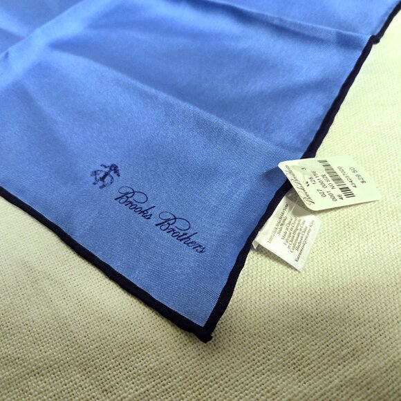 NWT Brooks Brothers Silk Scarf Square 12.5" - Picture 2 of 2